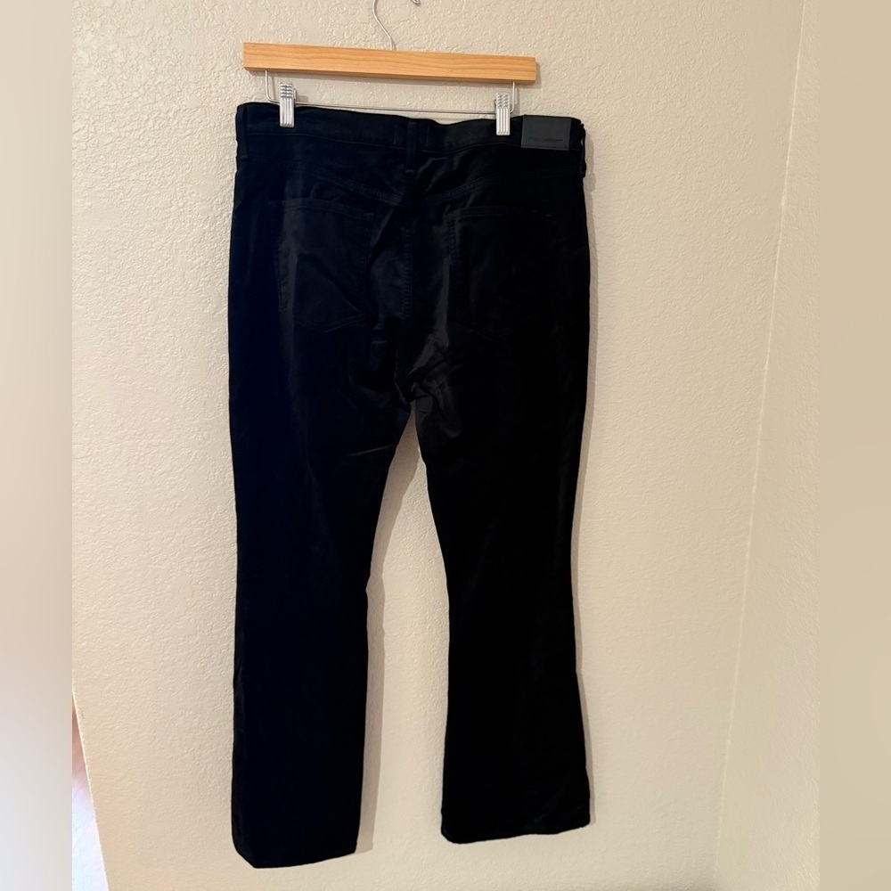 Women’s Citizens Of Humanity Black Lilah High Rise Bootcut Flare Velvet Pants - Picture 6 of 8